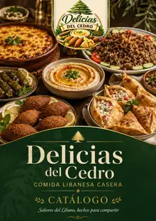 Portada del catálogo Delicias del Cedro